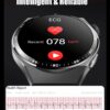 Умные Часы GT5 CareMax EF800 2025 RU— Лучшая Смарт-Часы с ЭКГ и Измерением Давления,Об наружение Падения, Голосовые Вызовы, Фитнес-Трекер